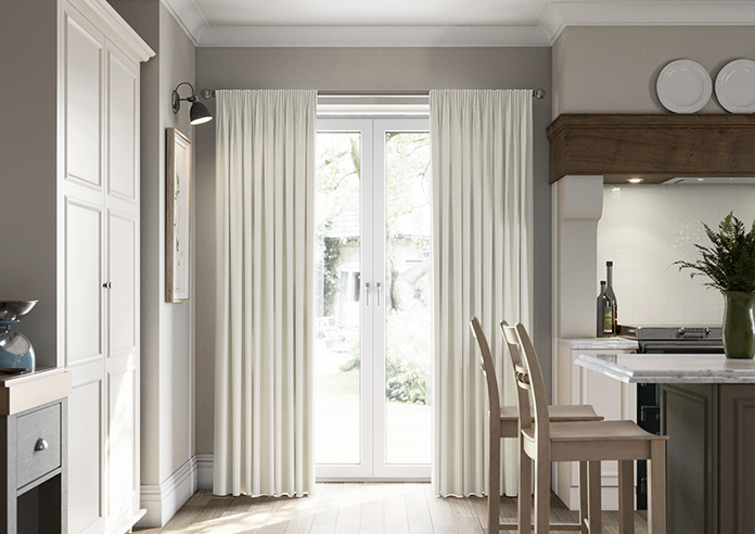 Laura Ashley Candy Stripe, Steel - Made to Measure Curtains - Image 3